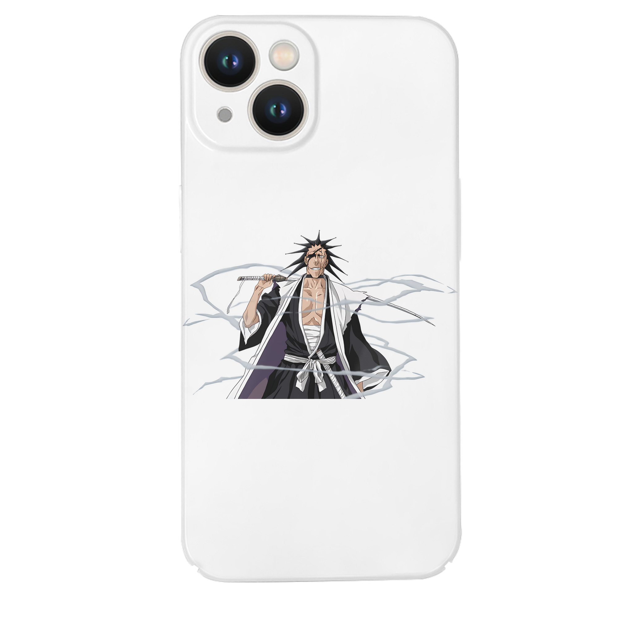 （画像用） ブリーチ ざらき けんぱち BLEACH Zaraki Kenpachi 【iPhone 14シリーズ対応】ハードケース